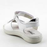 IMAC 3811904 1005 white/silver białe srebrne sandały dziewczęce