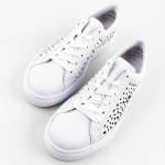RIEKER L8831-80 sneakersy damskie białe wl24
