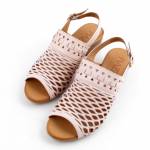 Piazza 910055-42 sandały damskie pudrowy róż