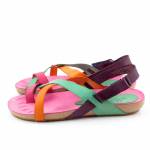 YOKONO IBIZA-718 MULTI FUCSIA SANDAŁY *DL*