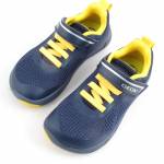 GEOX J65PDB 06K9J FOOT-RUN C0657 granatowe żółte półbuty młodzieżowe wl26