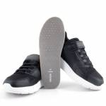 GEOX J55GBA 0BC14 SPRINTYE C9999 czarne półbuty chłopięce wl26