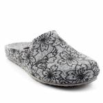 SCHOLL LAYE SZARE KWIATY PANTOFLE *DP*