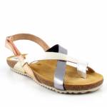 BLU SANDAL 8300 VAQUENTILLA MULTI złote sandały damskie ibiza yokono wl24