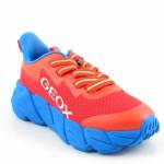 GEOX J46N1A 0149J C0540 FLEXYPER czerwone niebieskie sneakersy chłopięce wl25