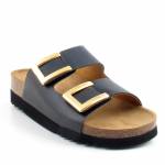 SCHOLL Monterey 2 STRAPS MED czarne klapki damskie MF305841004 OBUWIE MEDYCZNE wl25