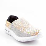 ROCK Samba Grey Veggie szare pomarańczowe półbuty damskie wl25