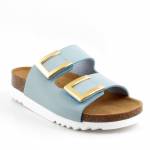 SCHOLL Monterey 2 STRAPS AD MED pale blue klapki damskie MF305831045 OBUWIE MEDYCZNE wl25