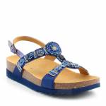 SCHOLL BOGOTA SANDAL MED navy blue niebieskie sandały damskie MF320061040 wl25