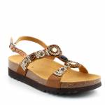SCHOLL BOGOTA SANDAL MED brown brązowe sandały damskie MF320061011 wl25