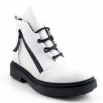 SERGIO LEONE BT 25200-S białe botki damskie jz25