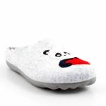 MANITU 320287-91 szare pantofle damskie jz25