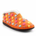 MANITU 340010-62 pomarańczowe pantofle damskie jz25