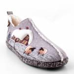 MANITU 340105-91 szare pantofle damskie jz25