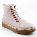 RAVINI VT102-1 SILVER GREY beżowe trzewiki damskie jz25