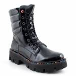 RIEKER Y3330-00 czarne trzewiki damskie jz25