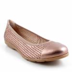 CAPRICE 22151-42 34A TAUPE METALLIC szare złoto balerinki damskie wl26