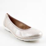 CAPRICE 22150-42 341 TAUPE METALLIC złote balerinki damskie wl26
