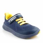 GEOX J65PDB 06K9J FOOT-RUN C0657 granatowe żółte półbuty młodzieżowe wl26