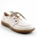 RIEKER N2402-60 beżowe półbuty damskie wl26