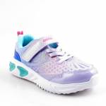 GEOX J65E9A 0ASPV ASSISTER C8888 różowe fioletowe półbuty dziewczęce wl26