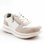 SERGIO LEONE SP-116 beżowe sneakersy półbuty damskie wl26