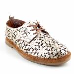 MANITU 840157-82 złote półbuty damskie wl26