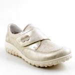 RIEKER 59552-62 złote półbuty damskie TĘGOŚĆ H wl26