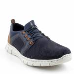 RIEKER B7796-14 G1/2 granatowe półbuty męskie wl26