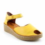 RIXA SHOES 58C2934 żółte sandały damskie wl26