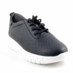 SERGIO LEONE SP-011 czarne białe półbutydamskie wl26