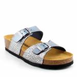 BRINKMANN 701164-09 multi srebrne klapki damskie wl26