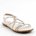 RIEKER 64270-60 srebrne sandały damskie wl26