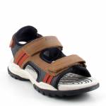 GEOX J450RA 015ME BOREALIS CD6N6 brązowe sandały chłopięce wl26