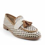 MACIEJKA HJ760-14 beżowe brązowe mokasyny damskie wl26