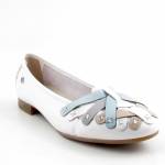MACIEJKA P7542-11 białe balerinki damskie wl26