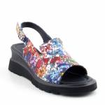 RIXA SHOES 58C2408 multikolor czarne sandały damskie wl26