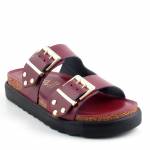YOKONO TUNEZ-262 bordowe klapki damskie wl26