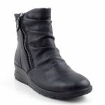 RIEKER L4864-00 czarne botki damskie jz26