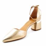 LA VIA 71186-5 złote sandały damskie