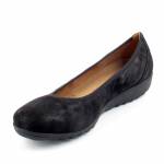 CAPRICE 22151-29 CZARNE BALERINKI *DP*