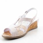 SUAVE 710015-81 beżowe miedziane sandały damskie TĘGOŚĆ