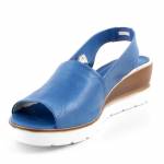 RAVINI 2103 niebieskie sandały damskie