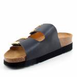 SCHOLL Monterey 2 STRAPS MED czarne klapki damskie MF305841004 OBUWIE MEDYCZNE wl25