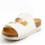 SCHOLL Monterey 2 STRAPS MED ivory klapki damskie MF315541030 OBUWIE MEDYCZNE wl25