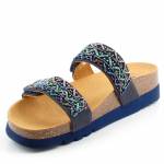 SCHOLL ZAFIRAH MED MF269911871 navy blue/multi klapki damskie wl25
