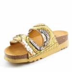 SCHOLL LISBOA 2 STRAPS MED beżowe klapki damskie wl25 MF320241002