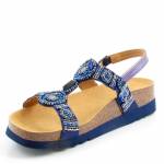 SCHOLL BOGOTA SANDAL MED navy blue niebieskie sandały damskie MF320061040 wl25