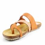 BLU SANDAL 8930 brązowe multi klapki damskie wl25 ESPANA IBIZA YOKONO