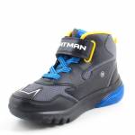 GEOX J56LBE 0BC14 C0054 CIBERDRON czarne sneakersy młodzieżowe BATMANN jz25